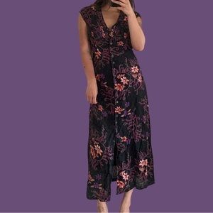FREE PEOPLE Rosemary Printed Midi Dress